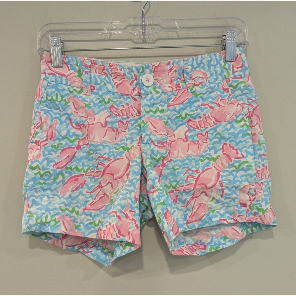 Lilly Pulitzer The Callahan Shorts In Lobstah Roll Size 00